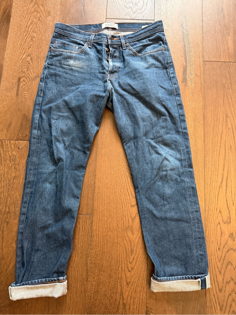 Naked & Famous Denim Men's Indigo Skinny Jeans